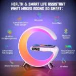 G-Shape LED Wireless Charging Speaker Lamp